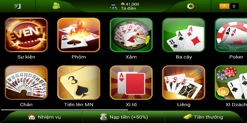 Chơi game bài Betvision